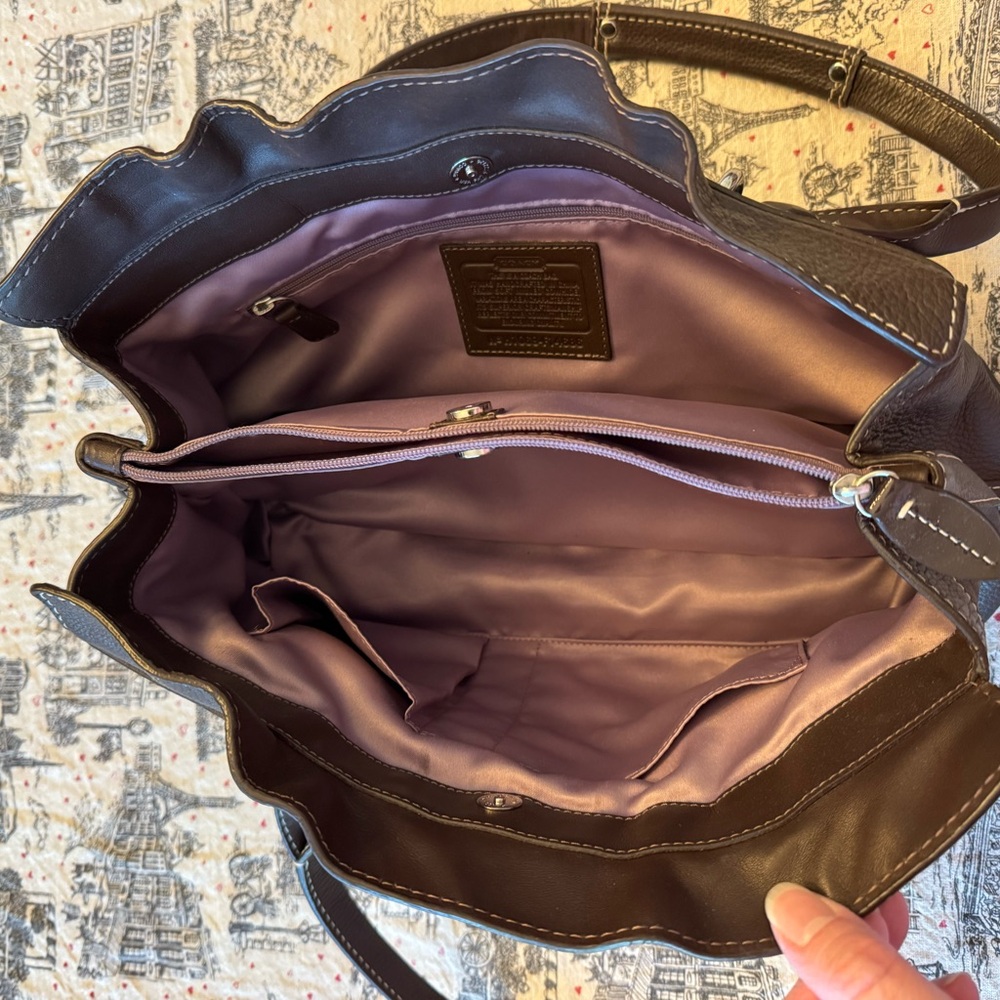 Coach Genuine Leather Handbag - Picture 3 of 8